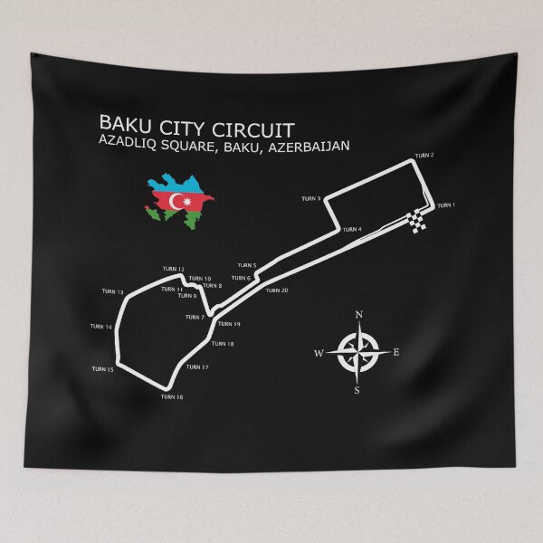 Item preview, Baku City Circuit designed and sold by rogue-design.