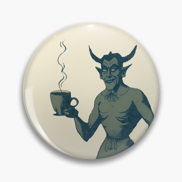 Item preview, Blue Demon Drinking Coffee designed and sold by kingroy.