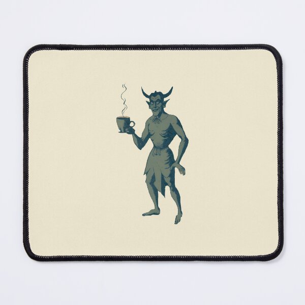 Item preview, Blue Demon Drinking Coffee designed and sold by kingroy.