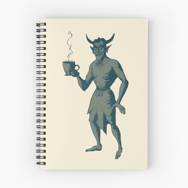 Item preview, Blue Demon Drinking Coffee designed and sold by kingroy.