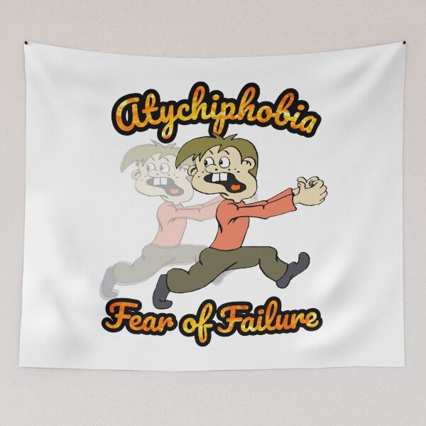 Item preview, Atychiphobia Fear of Failure Illustration  designed and sold by Pebasfa.