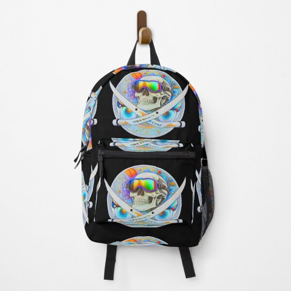 Item preview, Funny Skull Image Inspirational Cool Skiing Helmet! designed and sold by Giulivo Store Graphic.