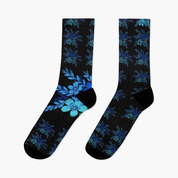 Item preview, sky blue floral design designed and sold by Ramyopam  Hongchui.