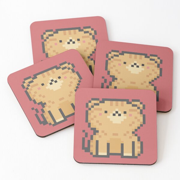 Item preview, Pixel Quiet Scottish Fold Orange Tabby Cat 31 designed and sold by sosorimaru.
