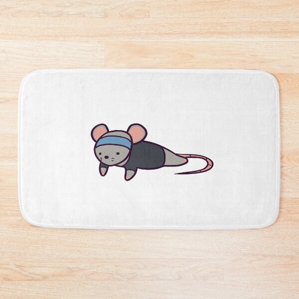 Item preview, Cute Cartoon Gym Rat Planking designed and sold by ThumboArtBumbo.