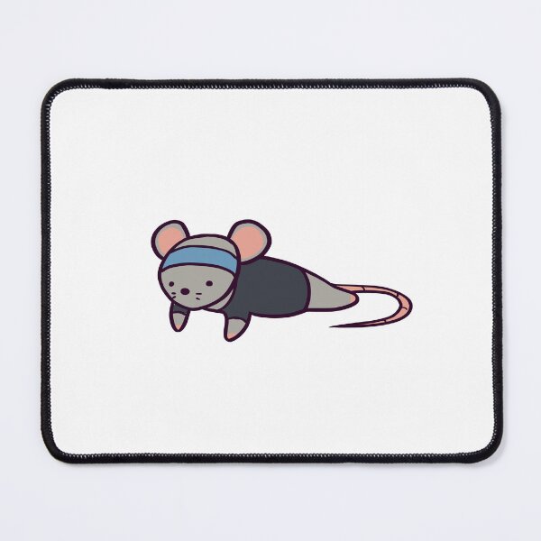 Item preview, Cute Cartoon Gym Rat Planking designed and sold by ThumboArtBumbo.