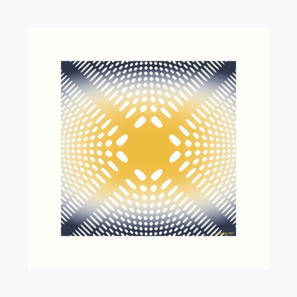 Holey Pattern - Mathematical Image Art Print