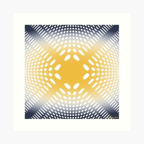 Holey Pattern - Mathematical Image Art Print