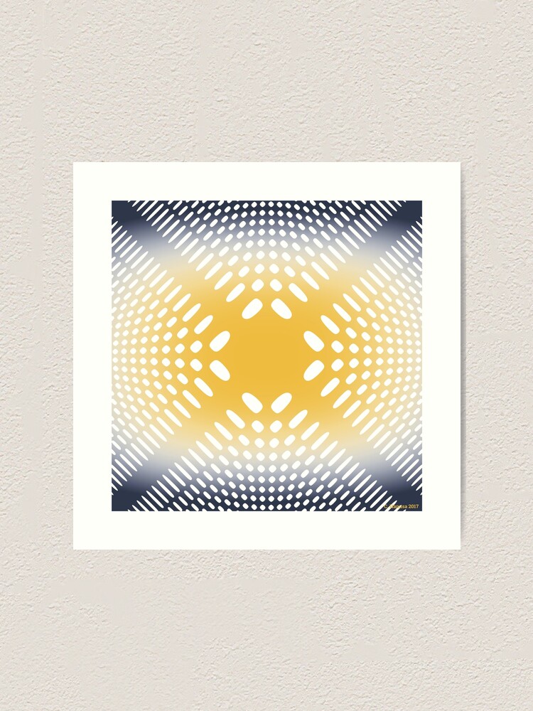 Alternate view of Holey Pattern - Mathematical Image Art Print