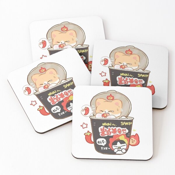 Item preview, Buldak Korean Ramen Noodles Shiba designed and sold by Nachosbuenos.