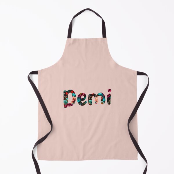 Item preview, Floral Demi Name : Demi Name With Flowers  designed and sold by ABCDEmily ©.