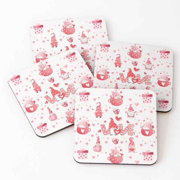Item preview, Garden Gnomes Love Pattern is great for any day but especially for Valentine's Day designed and sold by VistaViews.