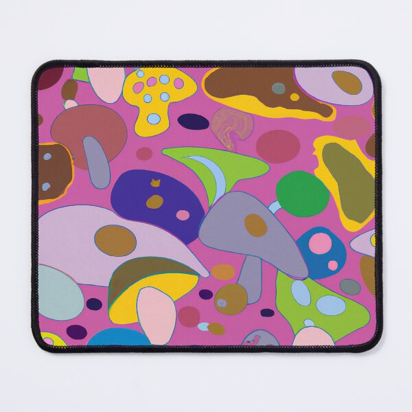 Item preview, Painted children's drawing colorful mushrooms designed and sold by HappyTrippy.
