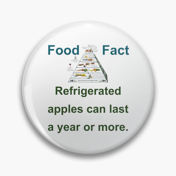 Item preview, Refrigerated Apples Can Last  - Food Fact designed and sold by CrankyOldDude.