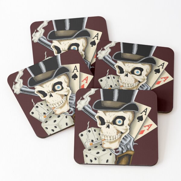 Item preview, skull with top hat designed and sold by rubensrochaarts.