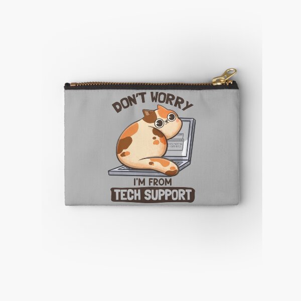 Item preview, Don't Worry I'm From Tech Support - Cute Funny Cat Gift designed and sold by EduEly.