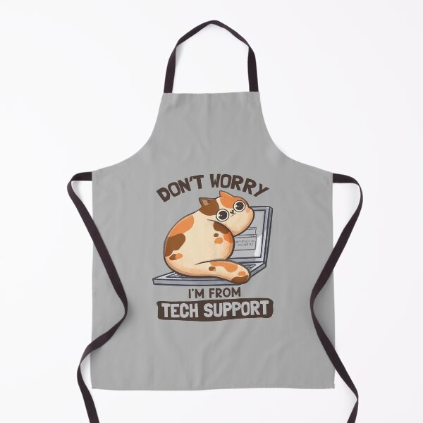 Item preview, Don't Worry I'm From Tech Support - Cute Funny Cat Gift designed and sold by EduEly.