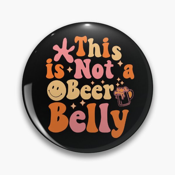 Artikelvorschau, Dies ist kein Bierbauch-Retro-buntes Design entworfen und verkauft von Pixtela ..