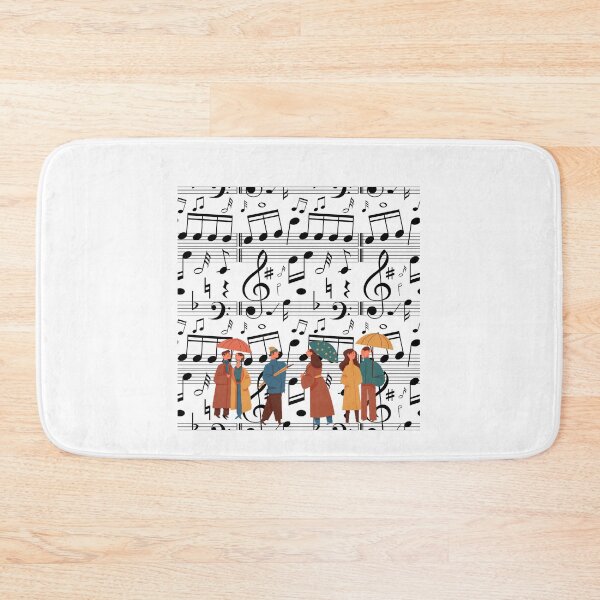 Item preview, Happy Raining Music Sticker designed and sold by IdeasForFreedom.
