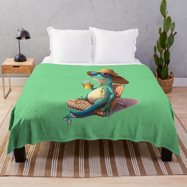 Item preview, Take off Your Hats, Here Comes the Frog Lounging on a Beach Chair designed and sold by zzibel.