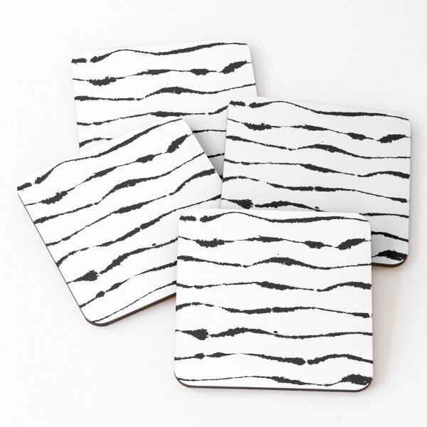 Item preview, Messy Wavy Inky Pattern on Blotting Paper designed and sold by mazhuzha.