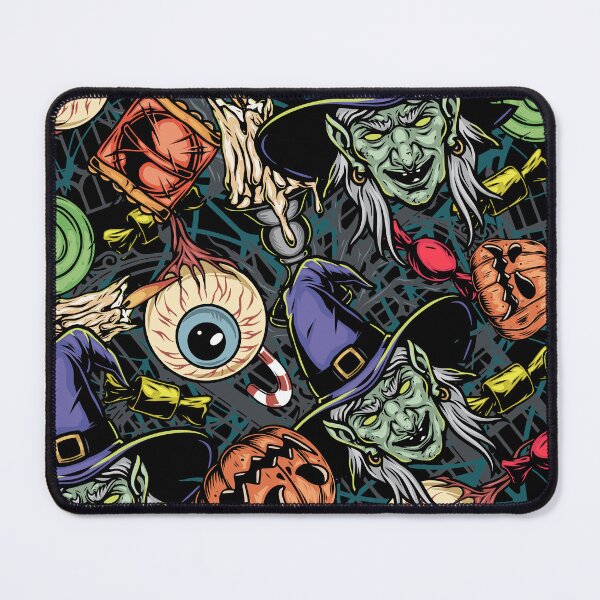Item preview, Halloween horror pattern designed and sold by monsterplanet.