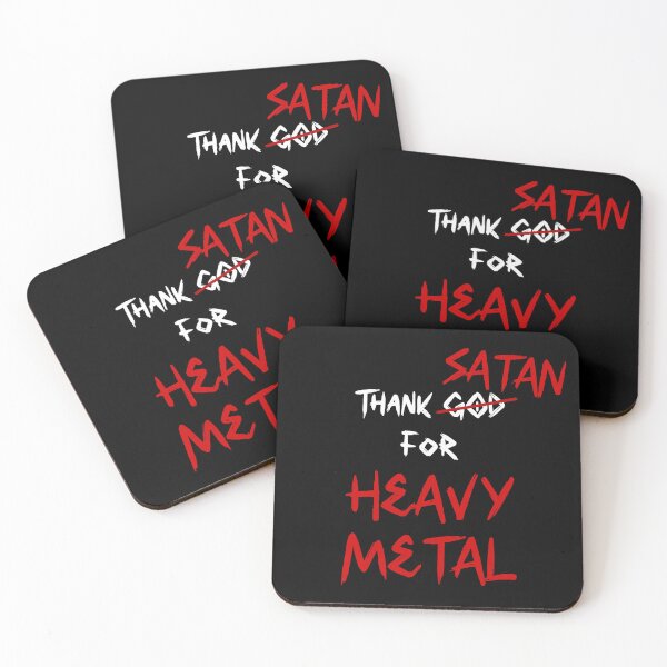 Item preview, Thank Satan for Heavy Metal, thank god for heavy metal designed and sold by RiciPaneto.