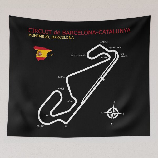 Item preview, Circuit de Barcelona Catalunya designed and sold by rogue-design.