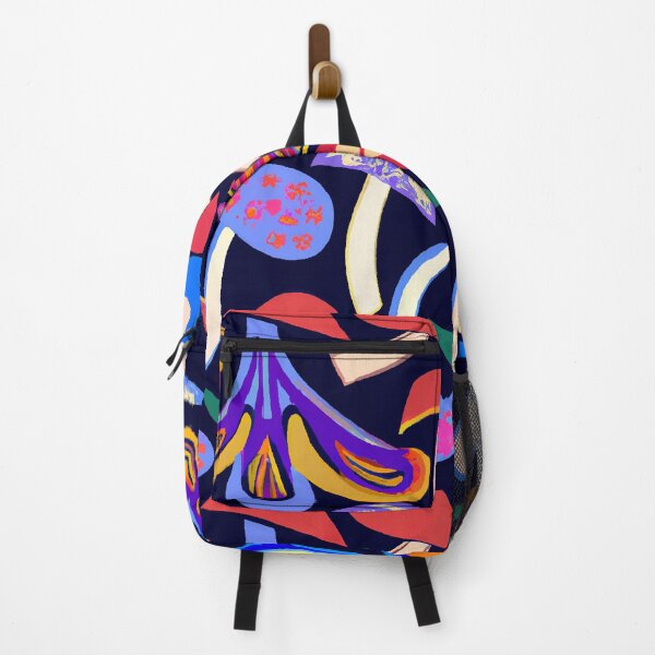 Item preview, Painted children's drawing colorful mushrooms designed and sold by HappyTrippy.
