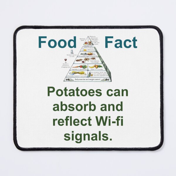 Item preview, Potatoes Can Absorb And Reflect - Food Fact designed and sold by CrankyOldDude.