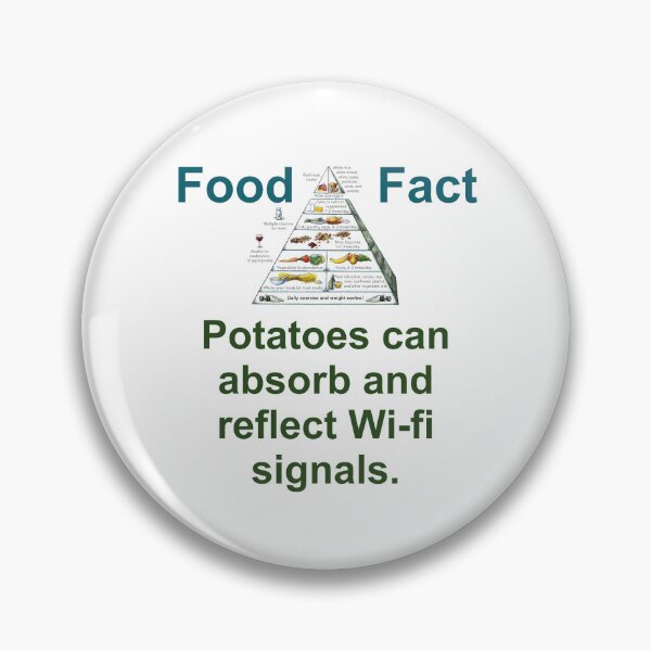 Item preview, Potatoes Can Absorb And Reflect - Food Fact designed and sold by CrankyOldDude.