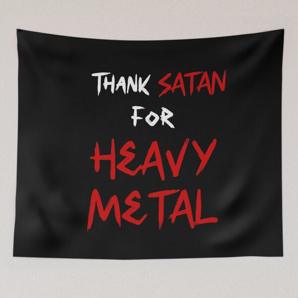 Item preview, Thank Satan for Heavy Metal designed and sold by RiciPaneto.