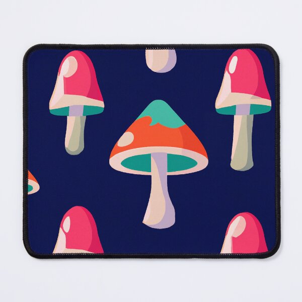 Item preview, Painted children's drawing colorful mushrooms designed and sold by HappyTrippy.