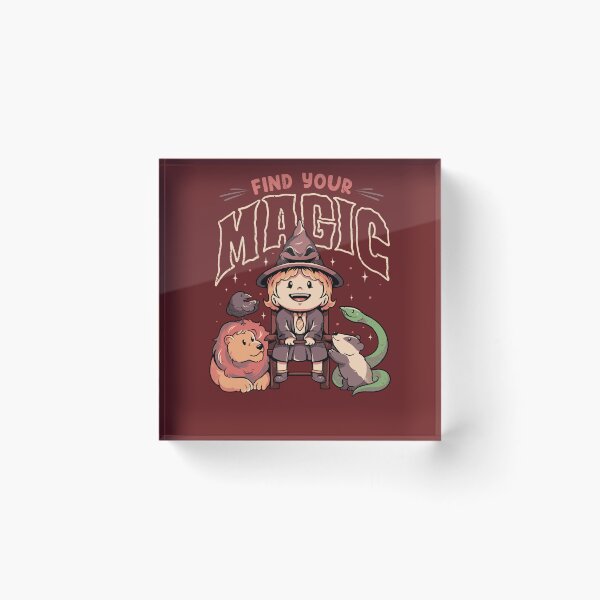 Item preview, Find Your Magic - Cute Witch Geek Gift designed and sold by EduEly.