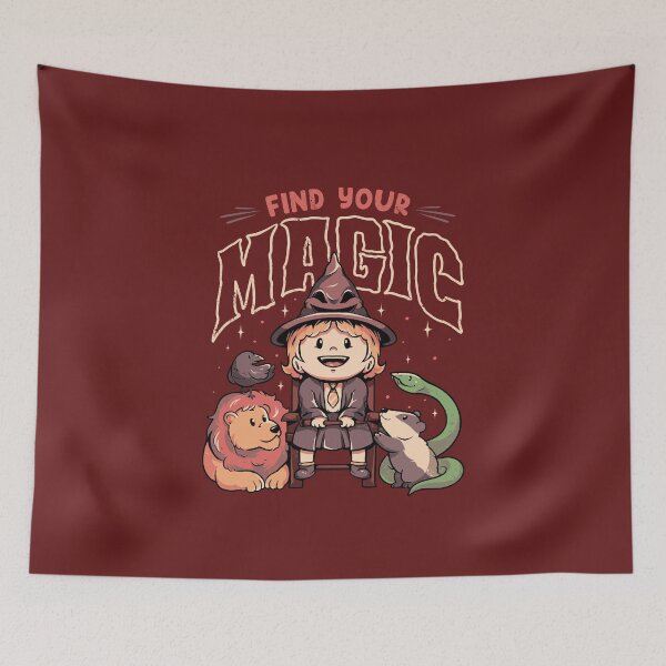Item preview, Find Your Magic - Cute Witch Geek Gift designed and sold by EduEly.
