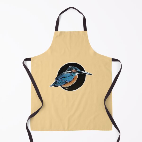 Item preview, little woodland blue kingfisher bird designed and sold by Hennagirl.