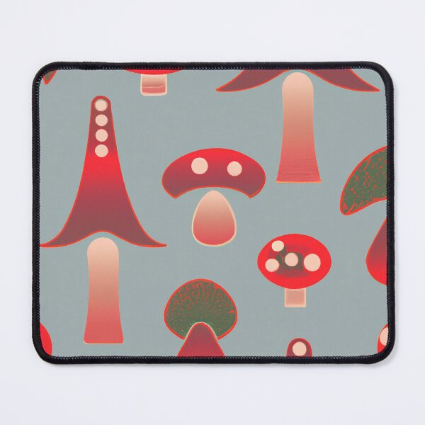 Item preview, Painted children's drawing colorful mushrooms designed and sold by HappyTrippy.