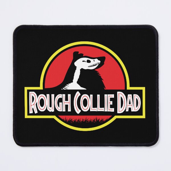 Item preview, (For Dark Background) Jurassic Rough Collie Dad designed and sold by More Cute Dogs.