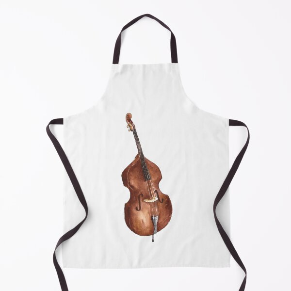 Item preview, Cello Bass Viol Watercolor designed and sold by IdeasForFreedom.