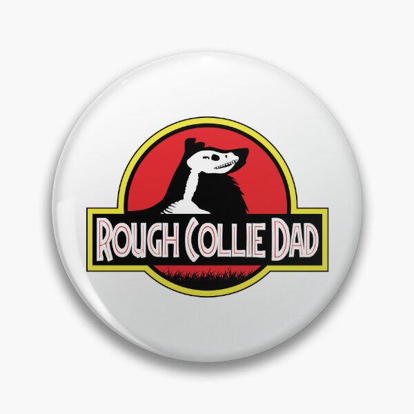 Artikelvorschau, (Für hellen Hintergrund) Jurassic Rough Collie Dad entworfen und verkauft von More Cute Dogs.
