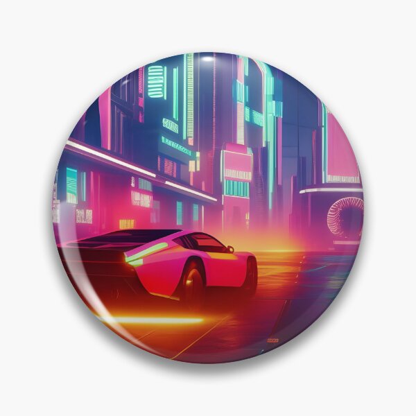Item preview, Synth Wave Night Racing designed and sold by Ink Art Design.