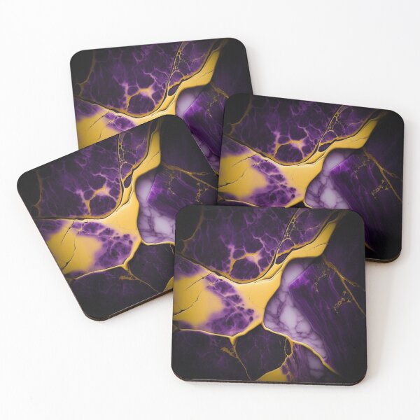 Item preview, Yellow and purple marble texture, quartz designed and sold by SvarunPogani.