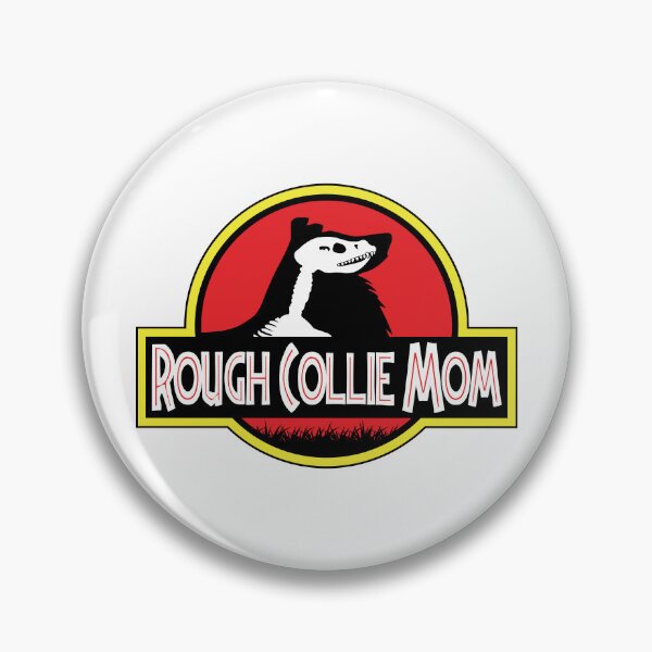 Artikelvorschau, (Für hellen Hintergrund) Jurassic Rough Collie Mom entworfen und verkauft von More Cute Dogs.