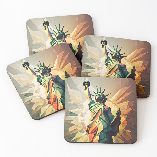 Item preview, Statue of Liberty - Cubism designed and sold by aishow.