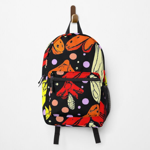 Item preview, Painted children's drawing colorful mushrooms designed and sold by HappyTrippy.