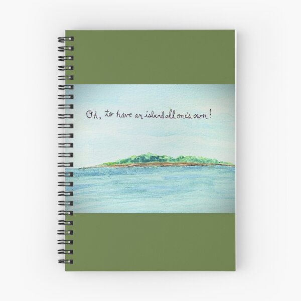 Item preview, An Island of My Own Etegami designed and sold by EtegamiJourney.