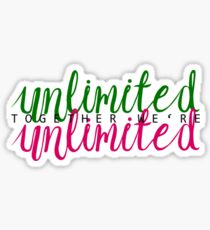 Pegatina Juntos somos ilimitados