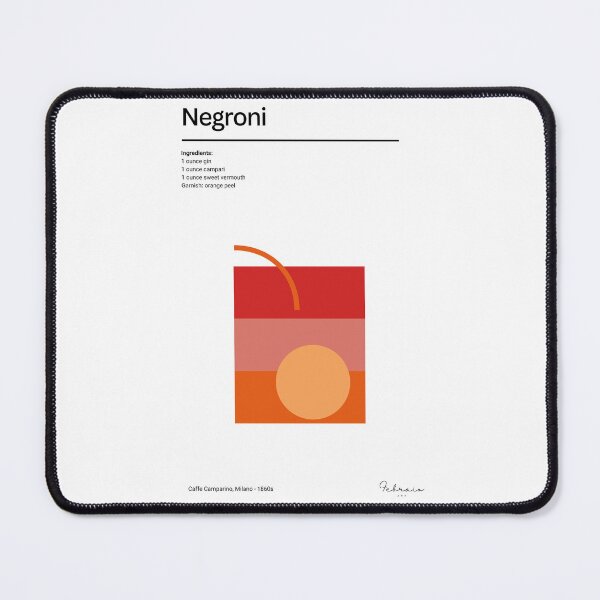 Item preview, Negroni cocktail stylish design No2 designed and sold by Febraio.