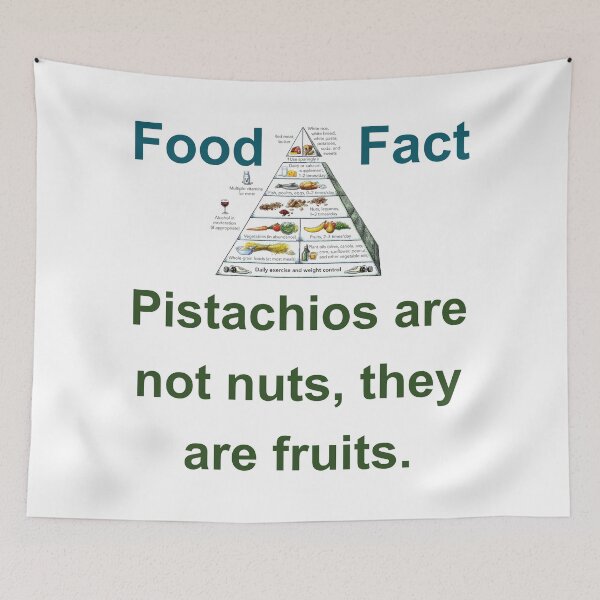 Item preview, Pistachios Are Not Nuts - Food Fact designed and sold by CrankyOldDude.