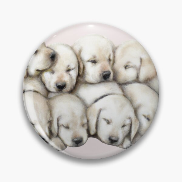 Item preview, Labrador Puppies Cuddling and Sleeping Together designed and sold by PapitosPlace.
